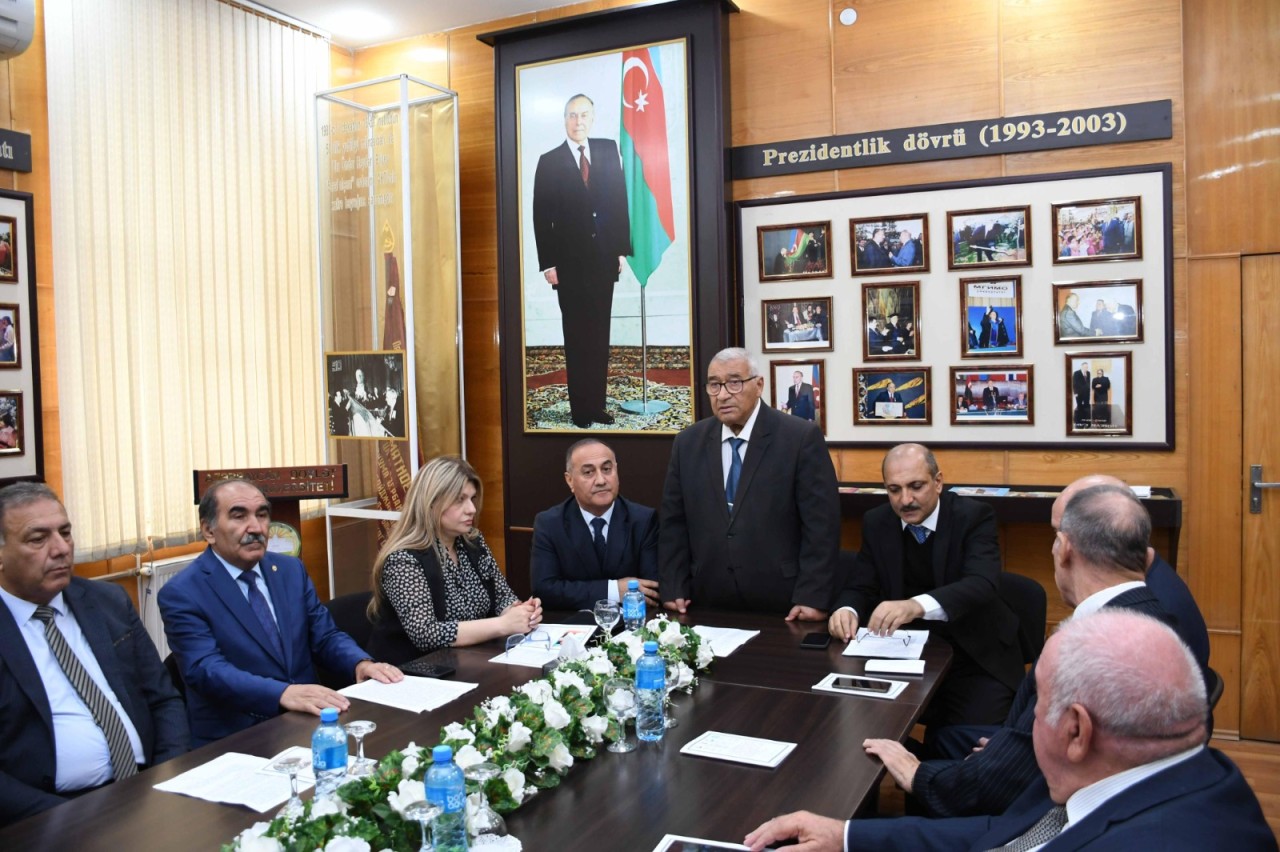 ADAU-da İlham Əliyevin ABŞ-yə işgüzar səfərinə həsr olunmuş tədbir keçirildi - FOTOLAR